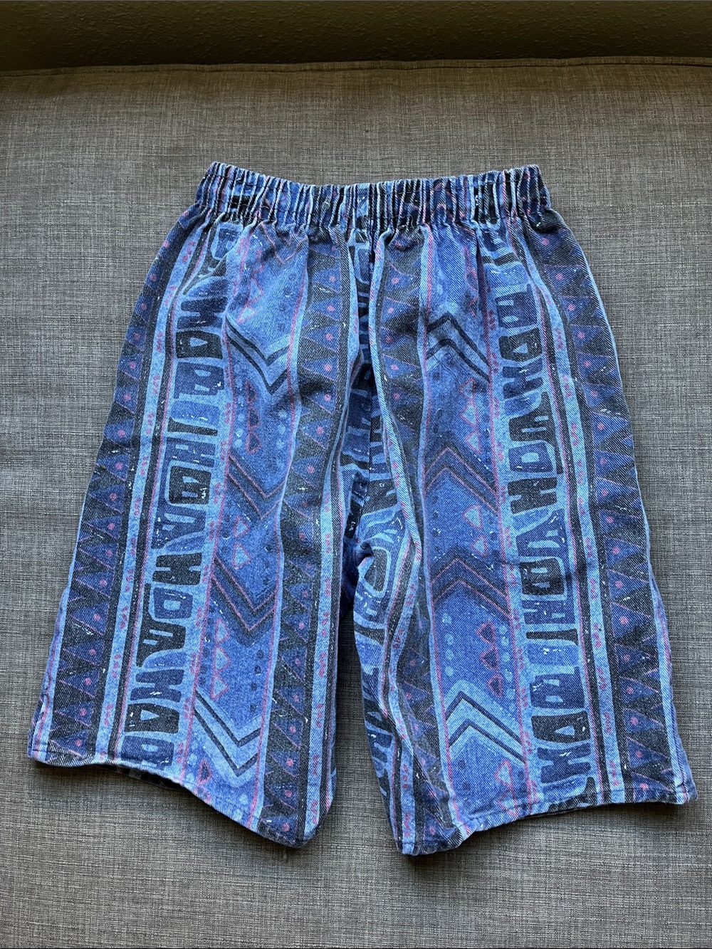 Vintage 90's Kids Speed Wear 100% Cotton Shorts M - Picture 4 of 4